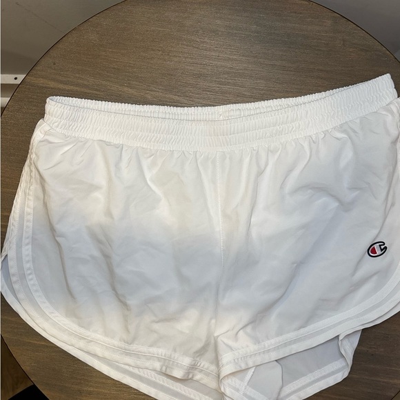 Champion White Running Shorts with Logo - Picture 7 of 9